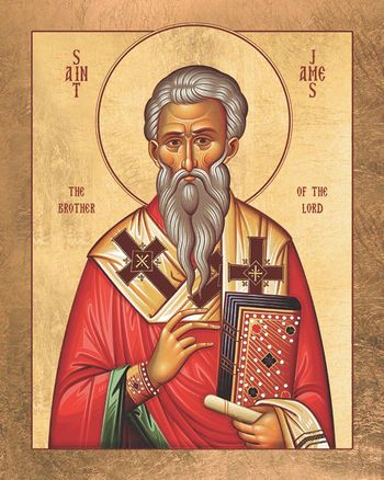 Orthodox icon of Holy Apostle James, the Brother of Our Lord