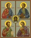 Orthodox icon of four-holy-evangelists