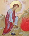 Orthodox icon of holy-prophet-moses