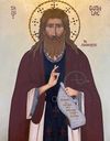 Orthodox icon of saint-guthlac-of-crowland