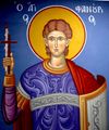 Orthodox icon of saint-phanourios