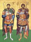 Orthodox icon of saints-theodore