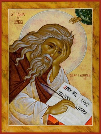 Orthodox icon of Saint Isaac the Syrian